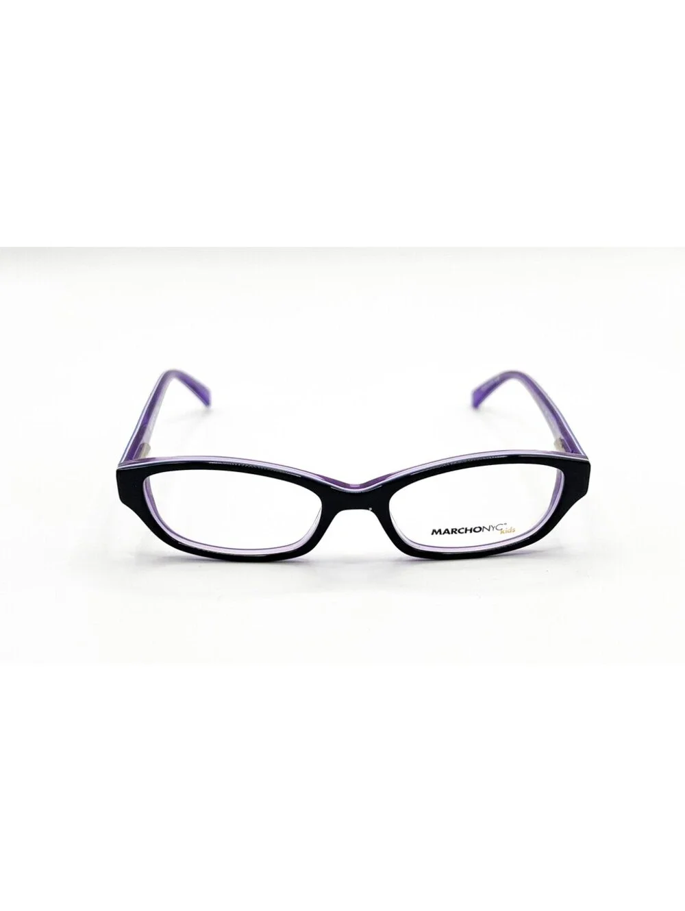 Marchon Nyc Ava 007 Dark Black Iris Authentic Eyeglasses 43-15-120
